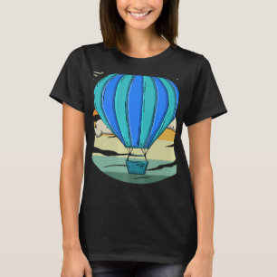Reach For The Sky Balloonist Aeronaut Hot Air Ball T-Shirt