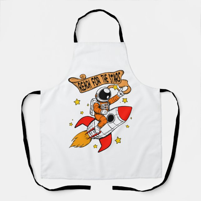 Reach for the stars apron (Front)