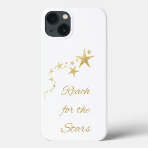 Reach For The Stars, Gold Design, iphone Case