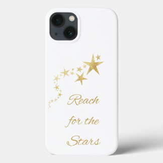 Reach For The Stars, Gold Design, iphone Case