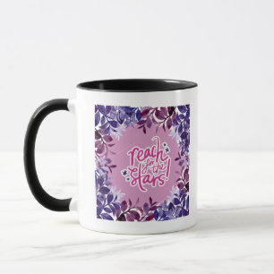 Reach For the Stars in Purple Colour Mug