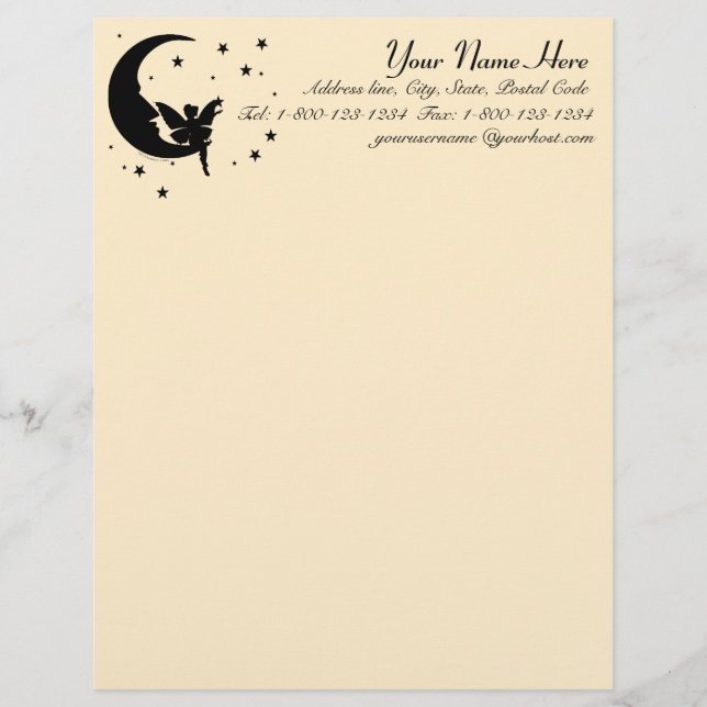Reach for the Stars Letterhead (Front)