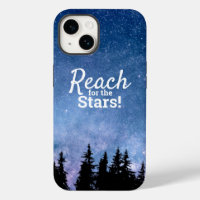 Reach For the Stars Motivation Quote Starry Night