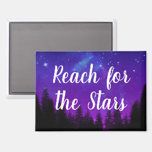 Reach for the Stars Motivational Magnet