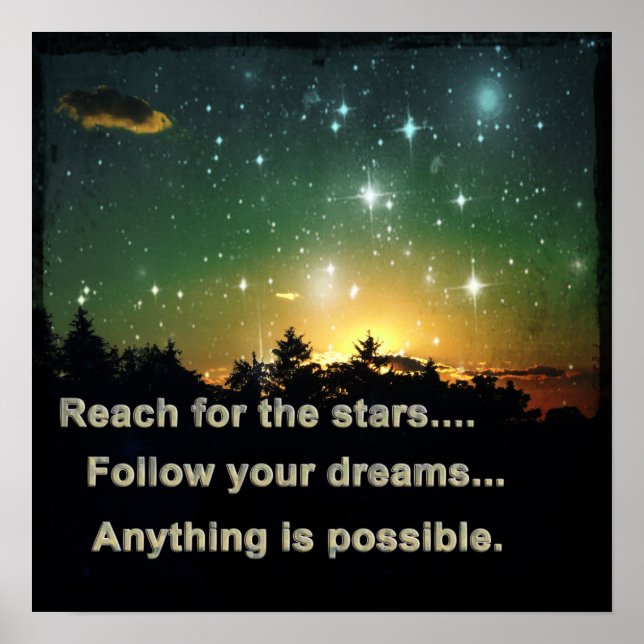 Reach for the Stars Poster (Front)