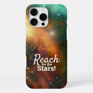 Reach For The Stars Quote Typography Cool Space  iPhone 16 Pro Max Case