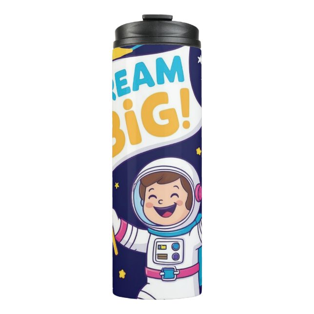 Reach for the Stars Space Adventure Thermal Tumbler (Front)