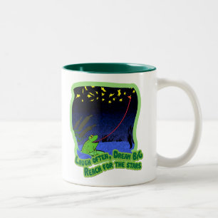 reach for the stars Two-Tone coffee mug