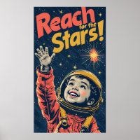 Reach For The The Stars Kid | Child Astronaut