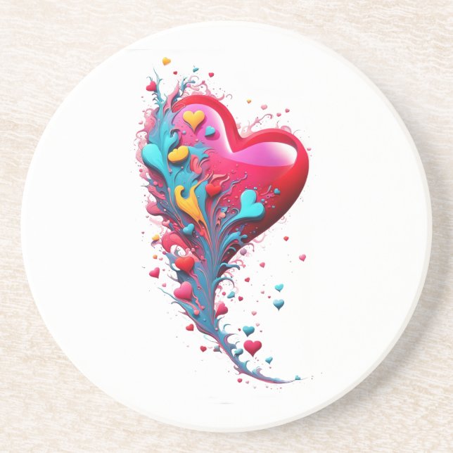 Reach Her With Your Heart II Coaster (Front)
