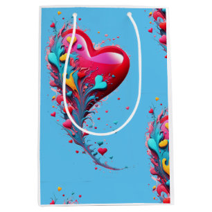 Reach Her With Your Heart II Medium Gift Bag