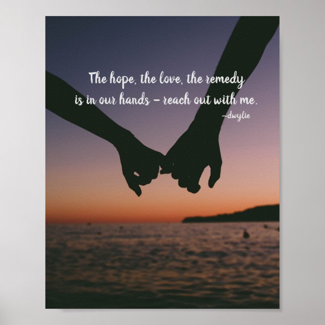 Reach Out With Me Poster (Front)