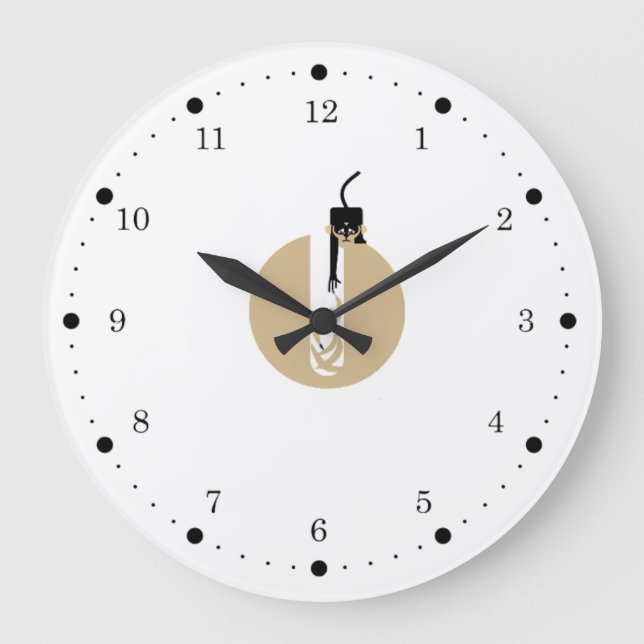 Reach the goal large clock (Front)