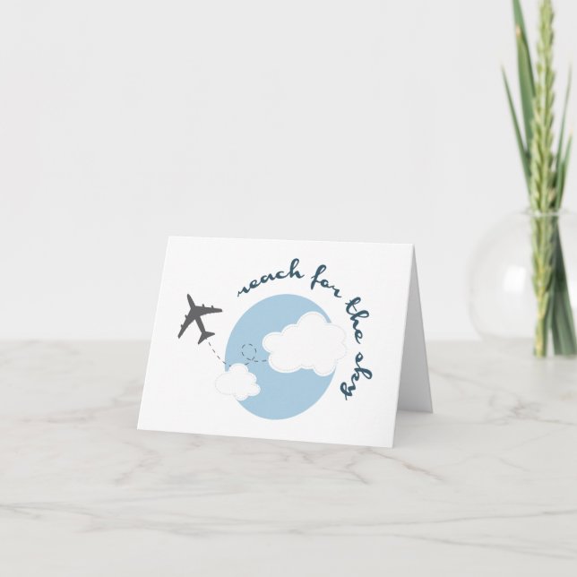Reach The Sky Thank You Card (Front)