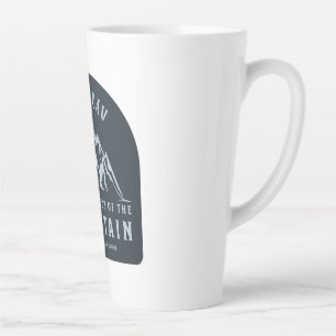 Reach the Top of the Mountain Latte Mug