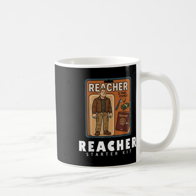 Reacher-inspired Starter Kit Design  Coffee Mug (Right)