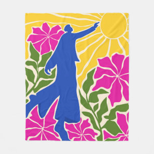 Reaching Beyond Limits Fleece Blanket