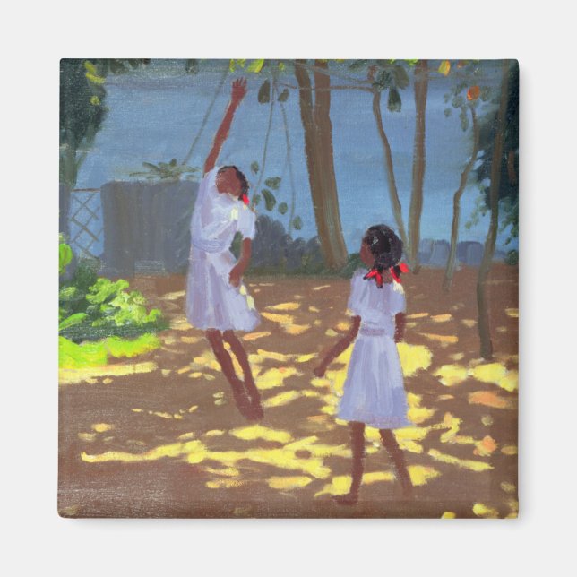 Reaching for Oranges Bentota Sri Lanka 1998 Magnet (Front)