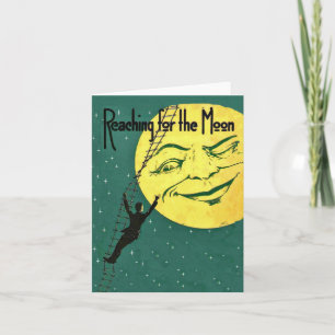 Reaching for the Moon Note Card