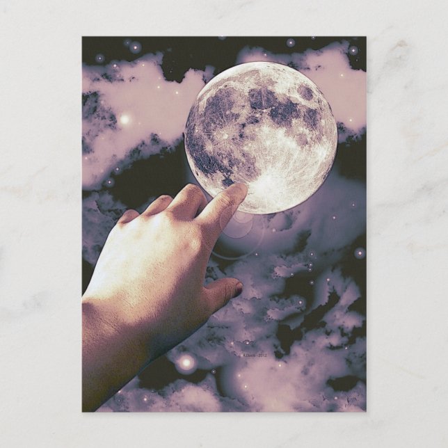 Reaching for the Moon! Postcard (Front)
