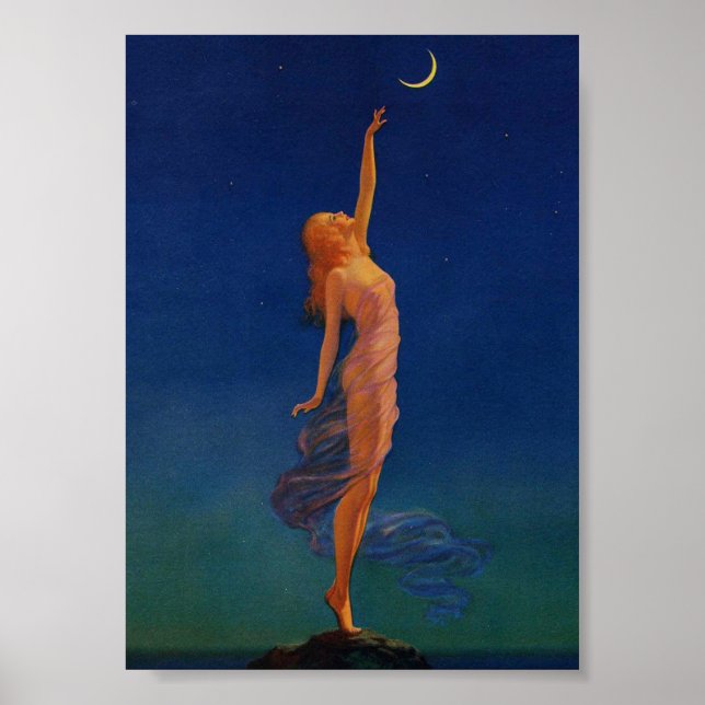  Reaching for the Moon Poster (Front)