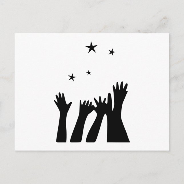 Reaching for the Stars Postcard (Front)