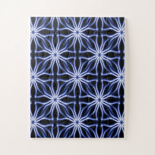 Reaching out in blue.... jigsaw puzzle