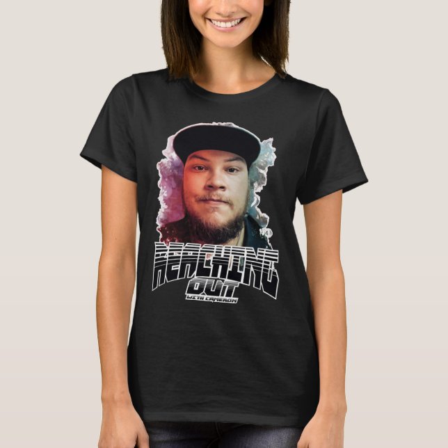 Reaching Out With Cameron Camo Face T-Shirt (Front)