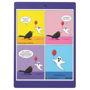 Reaching the Opposite Goal Comic Clipboard