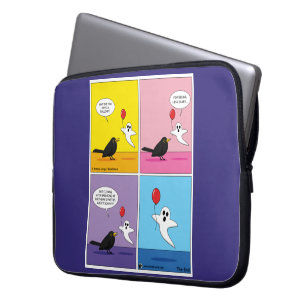 Reaching the Opposite Goal Comic Laptop Sleeve