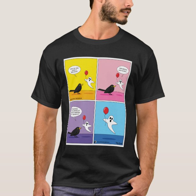Reaching the Opposite Goal Comic T-Shirt (Front)
