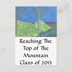Reaching The Top of The Mountain- Grad Invites