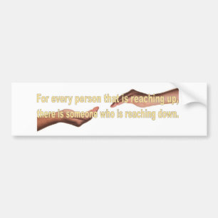 Reaching Up Bumper Sticker