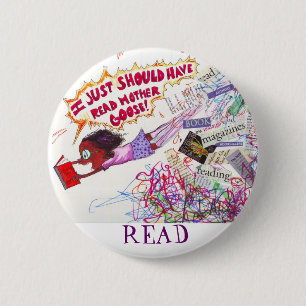 Read 6 Cm Round Badge