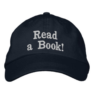 Read a Book! Embroidered Hat