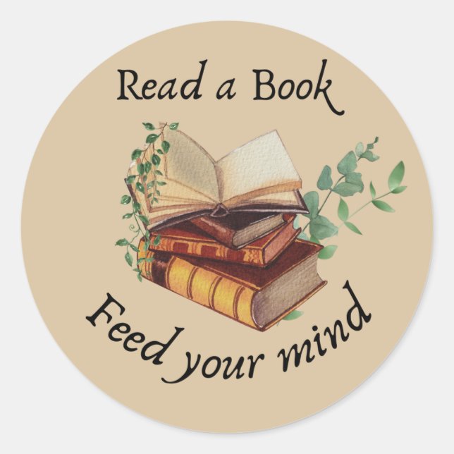 Read a Book Sticker (Front)