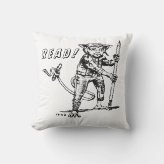 READ! - A throw pillow for Readers and Writers