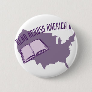 Read Across America 6 Cm Round Badge