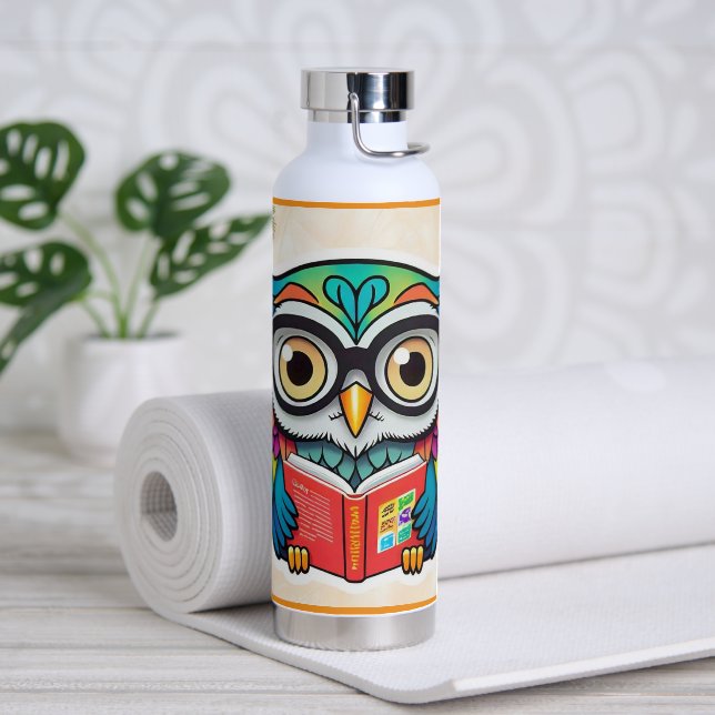 "Read and Grow" Water Bottle (Yoga)