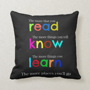 Read and learn cushion