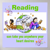 Read Around the World Literacy Poster