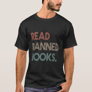 Read Banned Books Librarians Banned Books Week Ret T-Shirt