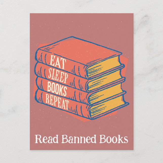 Read Banned Books Postcard (Front)