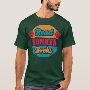 Read Banned Books Retro Bookish Smut Book Reading T-Shirt