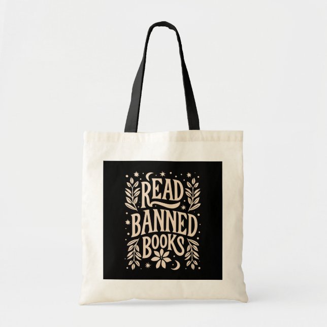 Read banned books tote bag (Front)