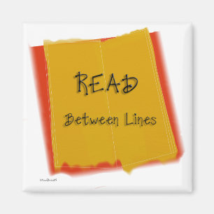 Read Between Lines Magnet