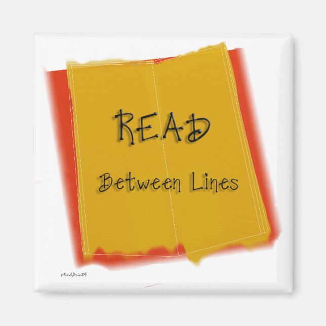 Read Between Lines Magnet (Front)