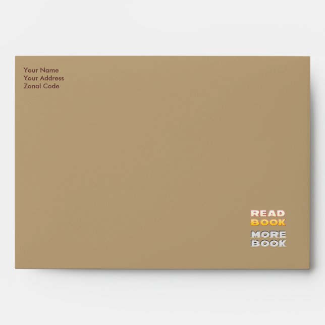 Read Book More Book Envelopes (Front)