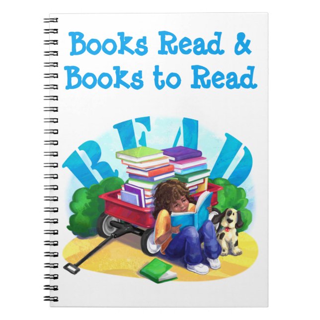 READ Book Wagon Personalised Notebook (Front)