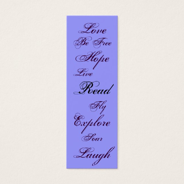 Read Bookmark (Front)